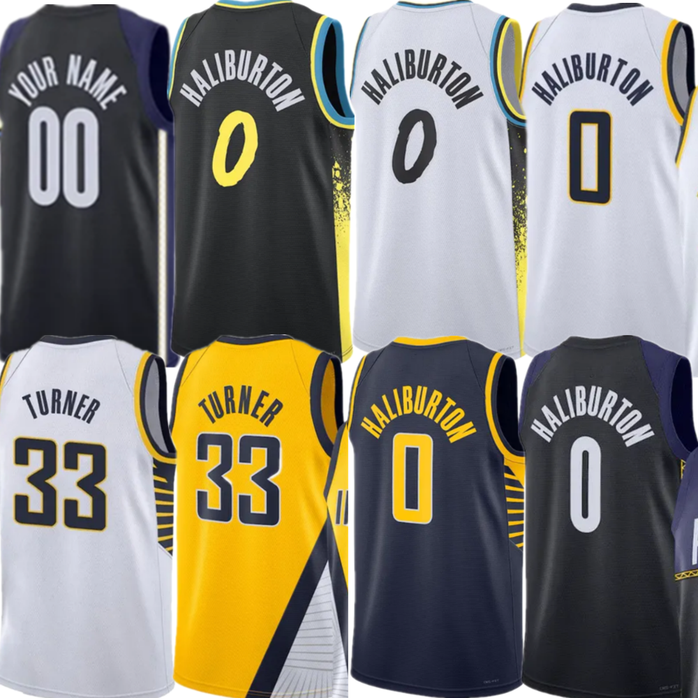 Custom Basketball Siakam Turner Haliburton Nesmith Mathurin Jackson McConnell Walker Nembhard Toppin Johnson Sheppard Nembhard Tpoppin Johnson jerseys