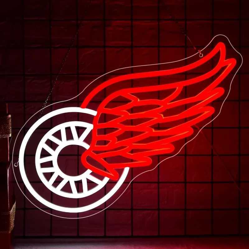 XM hockey neon lights are used for wall decoration hockey LED neon lights mens caves clubs bedrooms parties bars mens gifts boys fans X241210