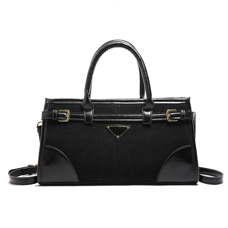 Free Shipping Matte Retro High-end Fashion Handbag 2025 New Niche Casual Designer Handbag