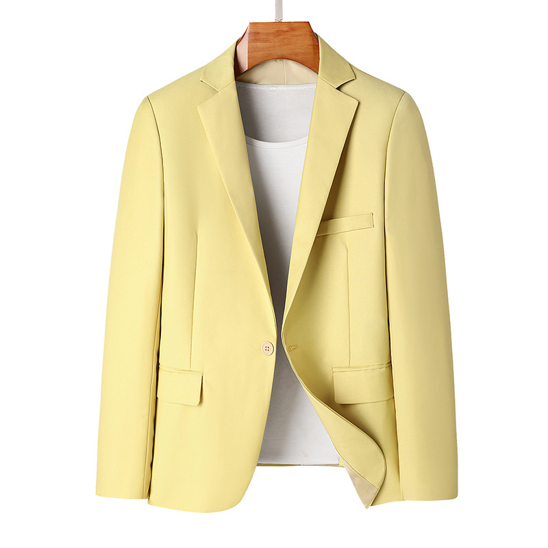 M29 Men's single suit jacket Korean style youth solid color simple business