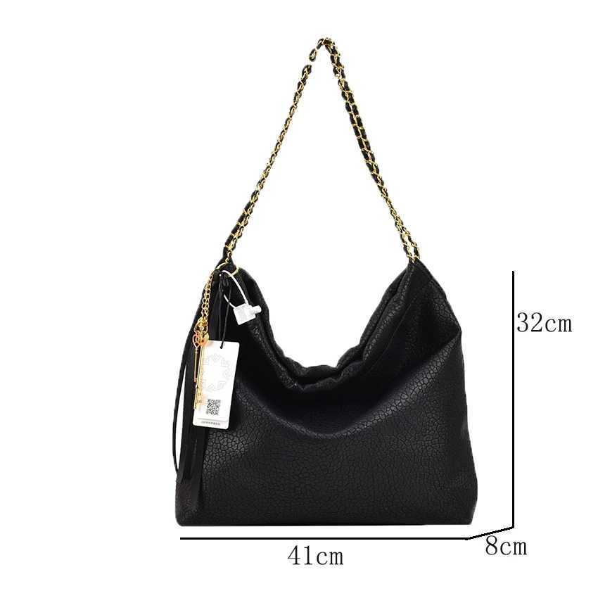 Shoulder Bag hot Women - Gold Chain Crossbody Purse, Large Capacity Tote with Pocket, Perfect for Office and Everyday Use