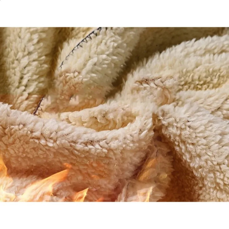 Winter Fleece Pants Thick Warm Thermal Trousers Men Fitness Drawstring Jogging Sweatpants Gym Running Leggings 241203Z