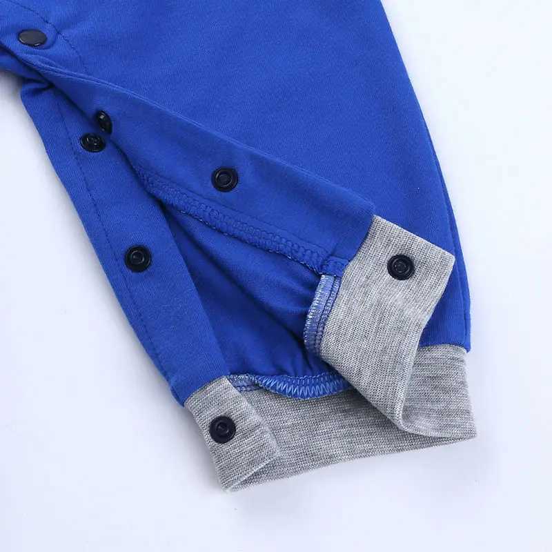 Baby boy clothing cotton jumpsuit short sleeved/long sleeved jumpsuit baby children Onesie role-playing summer clothing M241211