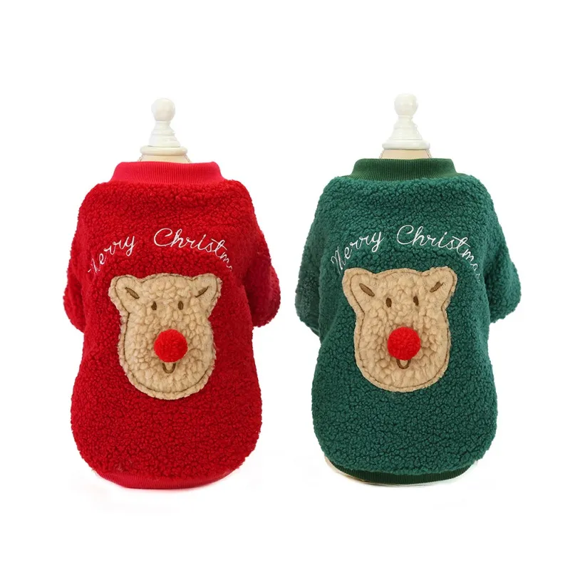 Dog Clothes Winter Warm Pet Dog Jacket Coat Puppy Christmas Party Clothing For Small Medium Dogs Puppy Fashion Outfit HF45