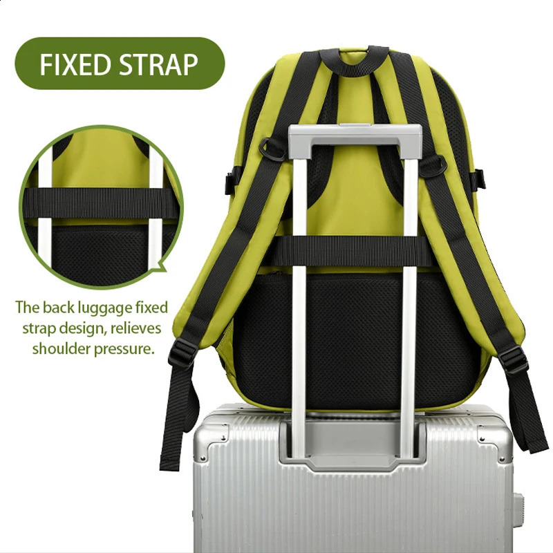 Large Capacity Travel Backpack for Women Waterproof Fashion 151720 Inch Laptop Backpacks Girls Children Schoolbag Male 241210