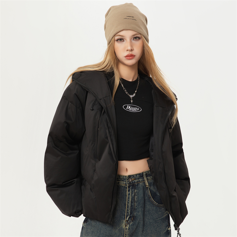 Down Jacket with Hood Female Winter 2024 New Outerwear Women's Lightweight Padded Winter Down Coats and Jackets for Women Offers