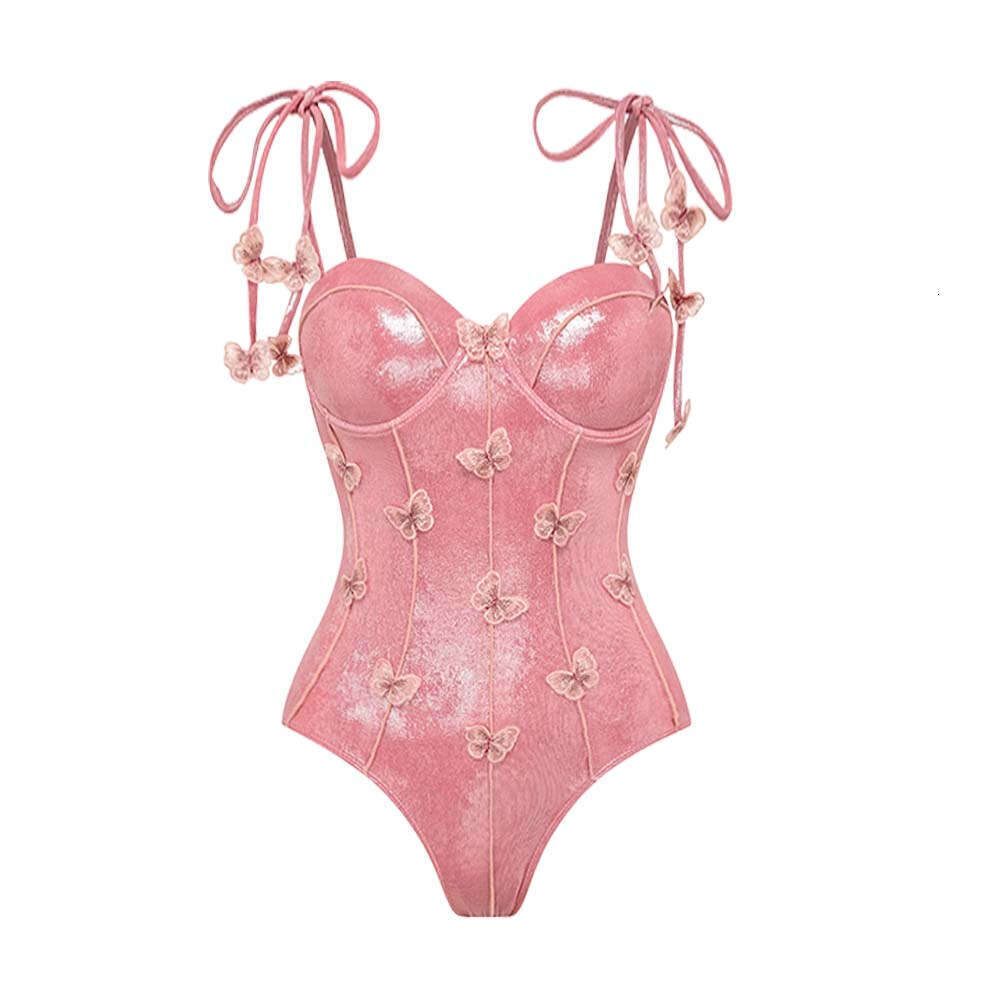 Women's Swimsuit Push Up Swimwear Monokini Gold Shiny Beaded Wers Deep V-Neck One Piece Swimsuit And Skirt Bodysuit Bathing Suit