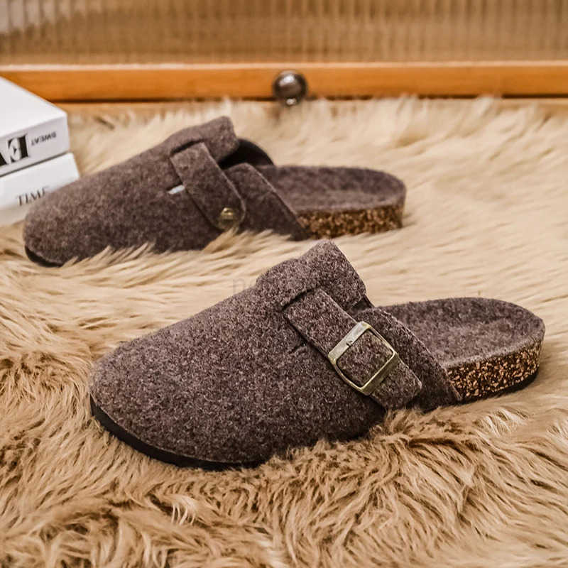 Mens Wens Plush-Li Slippers Winter Warmth for Indoor Outdoor Perfect for Couples! Z241211