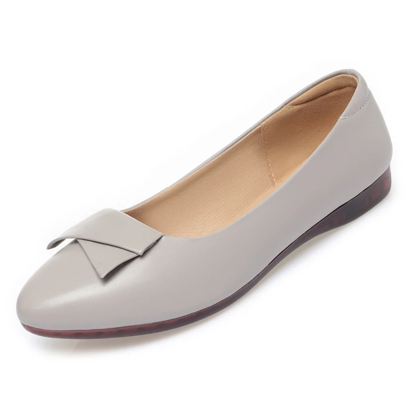 AIYUQI Women's Flat Shoes Spring Non Slip Mom Shoes Women Casual Flat Large Size Women's Shoes