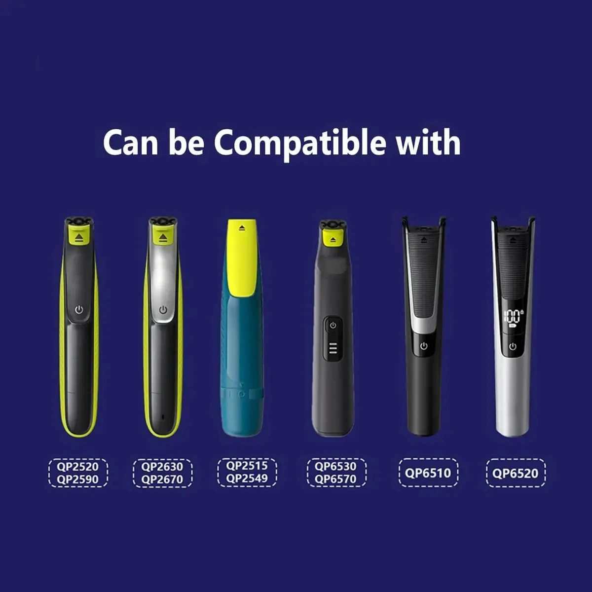 Shaver replacement blade for Philips OneBlade QP2520 QP2630 QP650 beard trimmer W241211