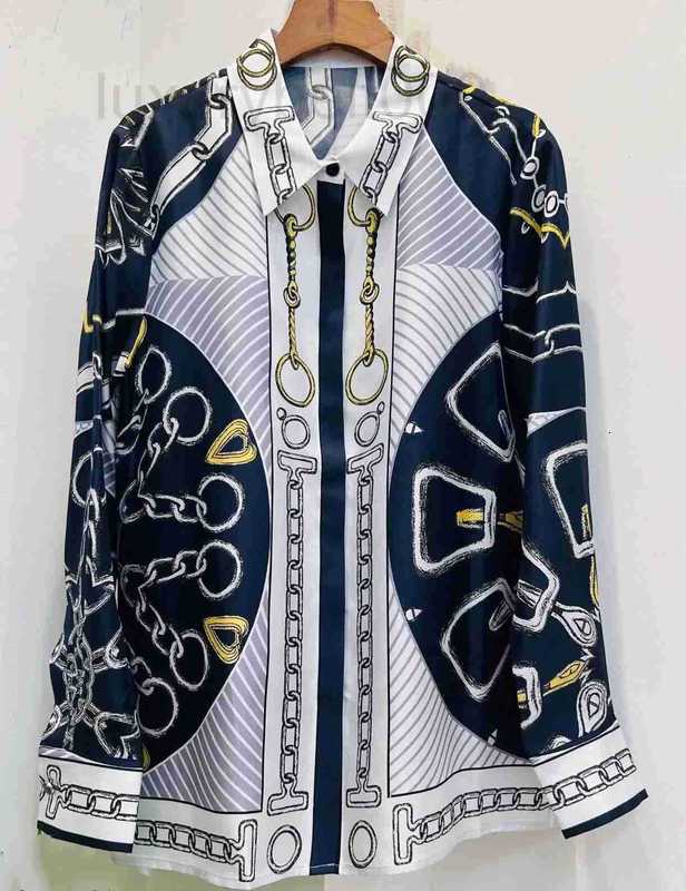 Women's Blouses & Shirts Designer Female Clothing Shirt Top Women Blouse Woman Clothes Fashion 2024 Long Sleeve HKY8