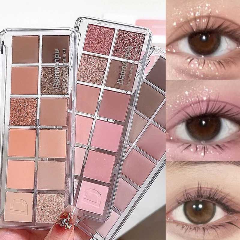 12-Color Eyeshadow Palette - Velvety Smooth Long-Wearing Matte Shades for Everyday WearW241212