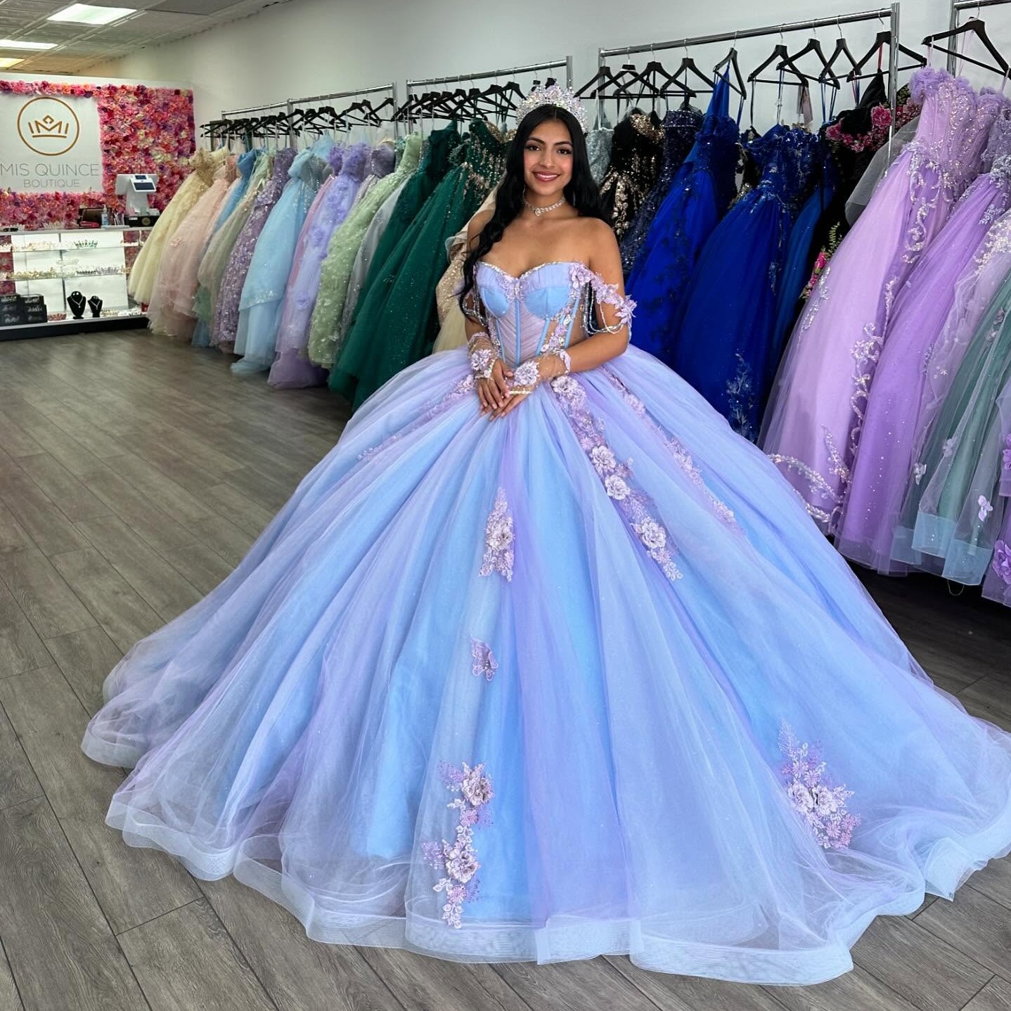 Beaded Fabulous Ball Gown Quinceanera Dresses Sequined Prom Gowns Tassels Off The Shoulder Necke Rhies Sixteen Sweet Masquerade Dress