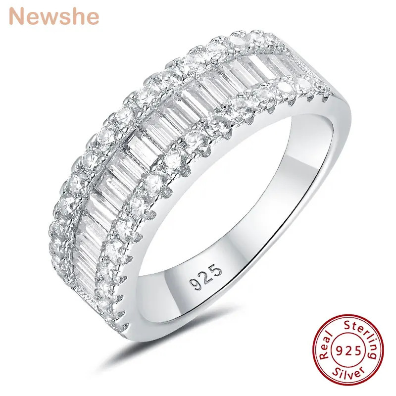she D Colored Ring Womens Semi Eternal Band 925 Pure Silver Wedding Engagement Stunning Jewelry 241210