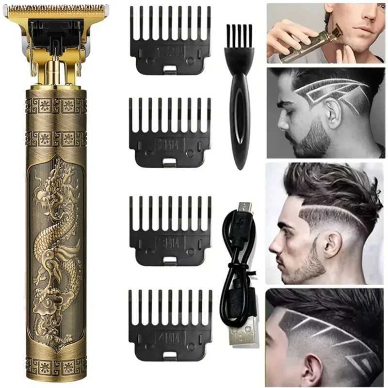 Electric Hair Clipper Professional USB Cordless Hair Clipper Professional Beard Trimmer Hair Beauty Kit Hair Clipper W241212
