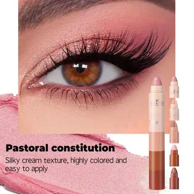 5 in 1 eye shadow pencil set velvet matte pigment shimmer makeup combination pink brown mini eye shadow pencil makeupW241212