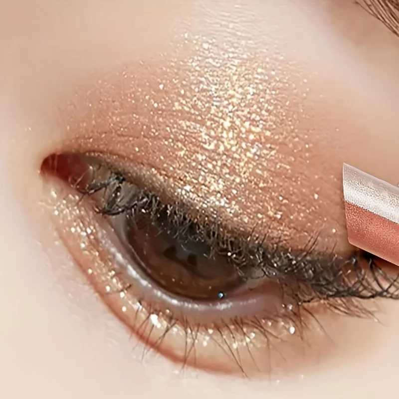 Double Color Eyeshadow Stick lescent Eyeshadow Pencil Glitter Liner Highlighter Multicolor Eye Shadow Eyes Makeup CosmeticsW241212