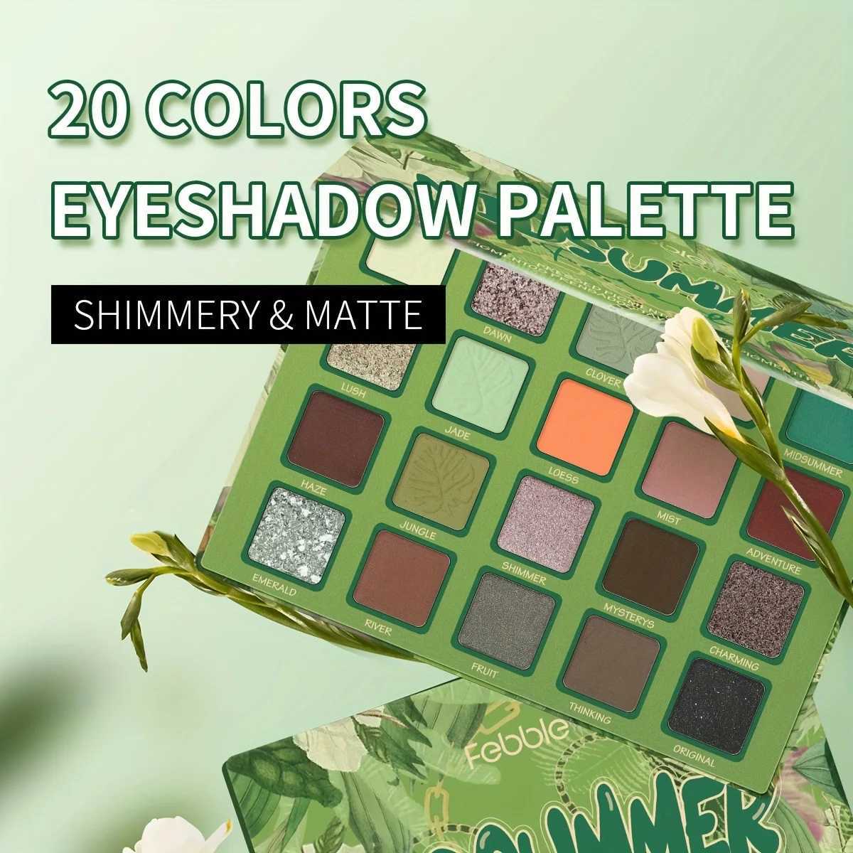 USHAS Eyeshadow Multi Color Makeup Matte Exquisite Multi purpose Non Flyable Powder Not Easy to Peel Makeup CosmeticsW241212