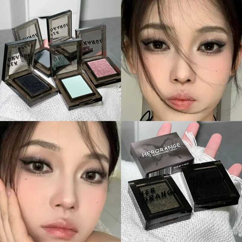 Smoke Blue Grey eye shadow Palette Sweet Cool Monochrome Mini eye shadow Palette Matte Glitter Eye MakeupW241212
