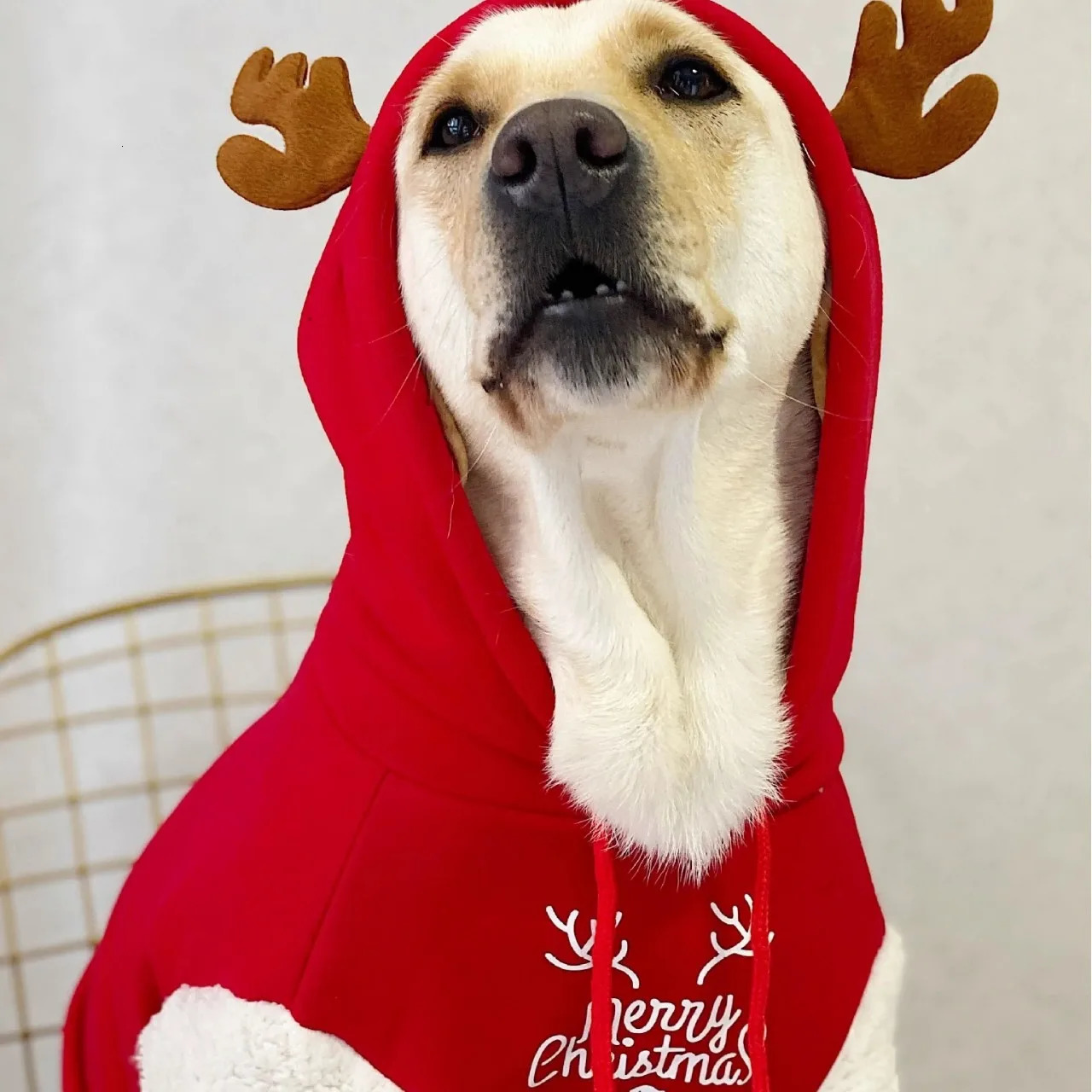 2025 Christmas Dog Clothes Hoodies Fleece Warm Sweatshirt Small Medium Large Dogs Jacket Clothing Pet Costume Dogs Clothes 241212