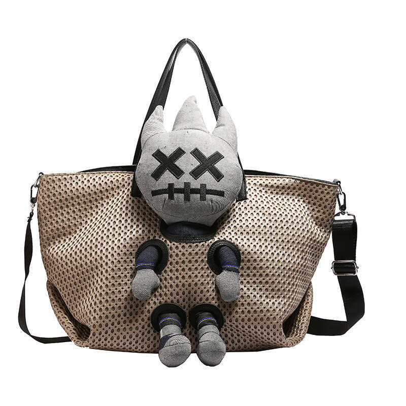 Niche Commuter Bag for Women, Japanese and Korean Dolls, Cartoon Travel Tote Large Capacity Crossbody Bag, 2024 New Casual Fashion Trendy Clothing