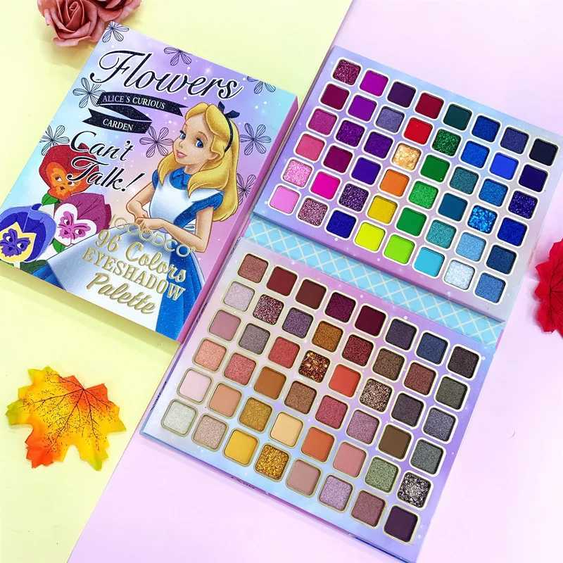 96 color eye shadow plate shimmer matte sequins eye shadow color billiard neon eye shadow color palette beautyW241212