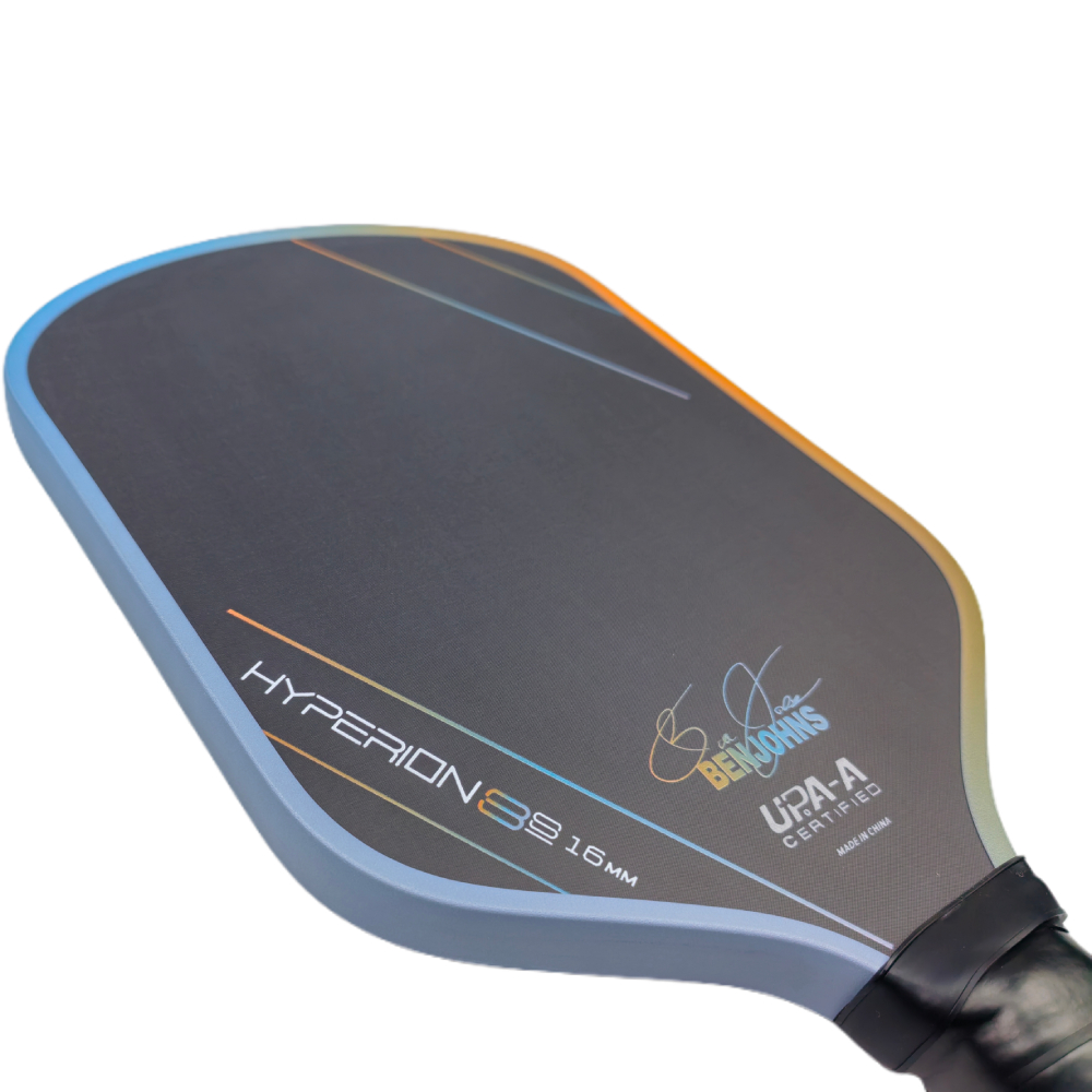 Hyperion 3S Chroma Pickleball Paddle Ben Johns T700 Carbon Fiber Thermoformed Unibody 16mm Gen 3 Propulsion Core For Professional