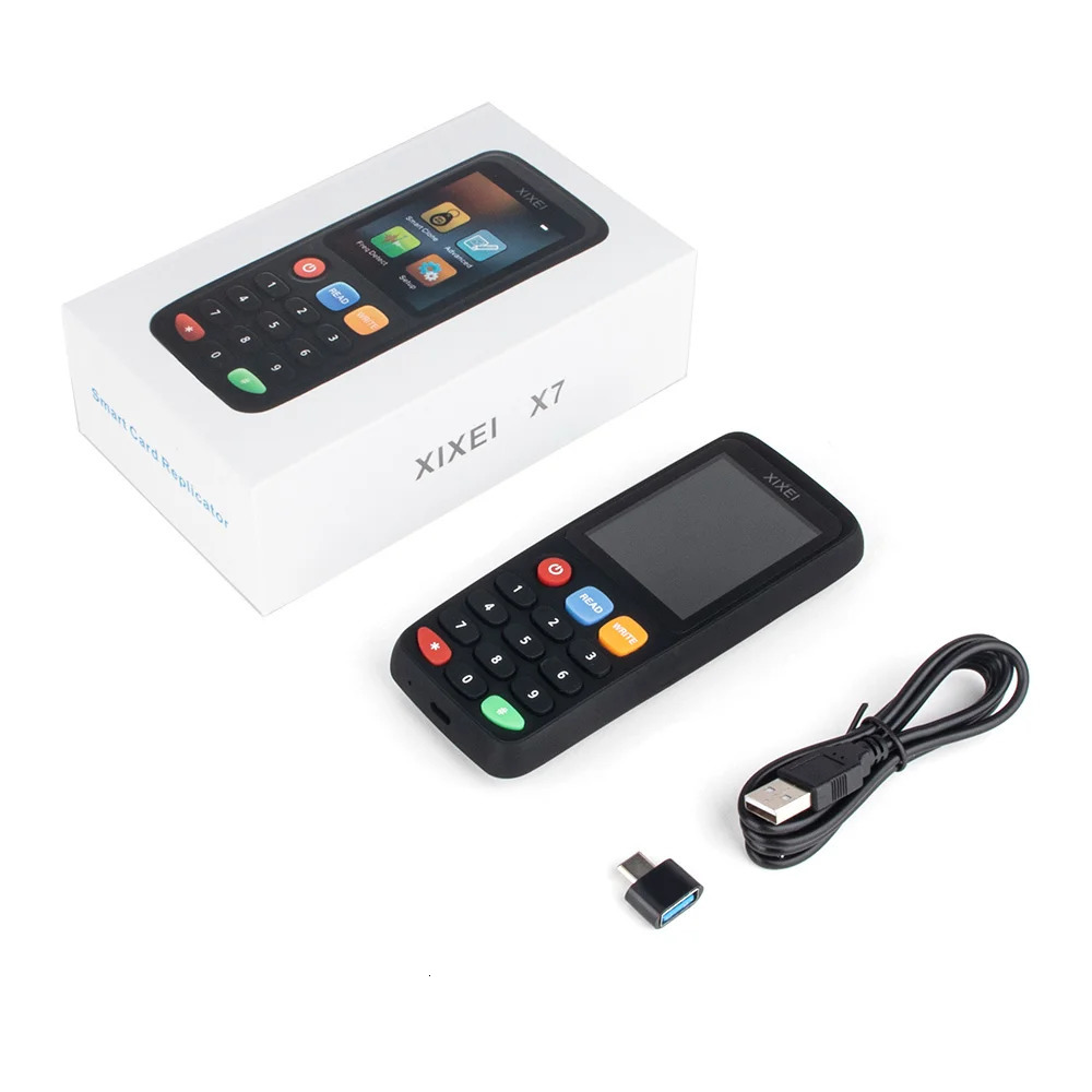 Rfid Smart Card Reader X7 125kHz Badge Copier 13.56mHz Nfc Decoder Copier Ic Id Chip Label Clone Ntag213 215 Key Writer 241209