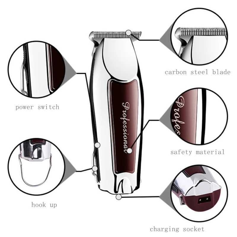 Kemei Cordless Professional Barber Male Barber Electric Barber Machine Lithium Battery W241212