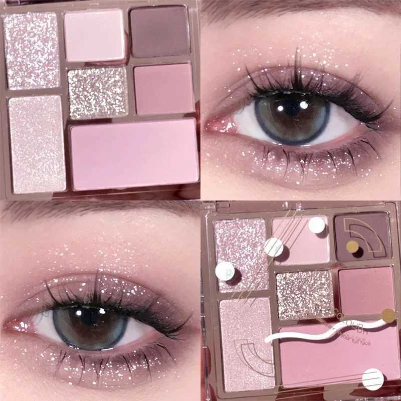 Iris Purple eye shadow Palette Create Dream Makeup Shining Glass eye shadow Palette Korea Fashion Charming eye shadow PaletteW241212
