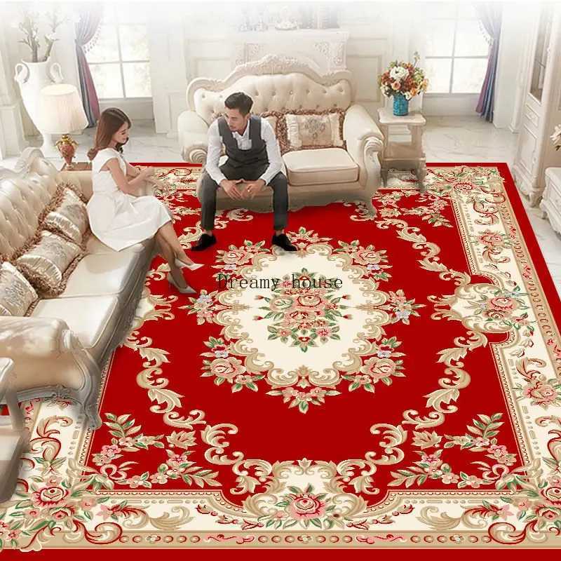 European Luxury Carpets for Living Room 200x300 Decoration Home Large Area Rugs Bedroom Decor Lounge Rug Washable Floor MatsXJ241211