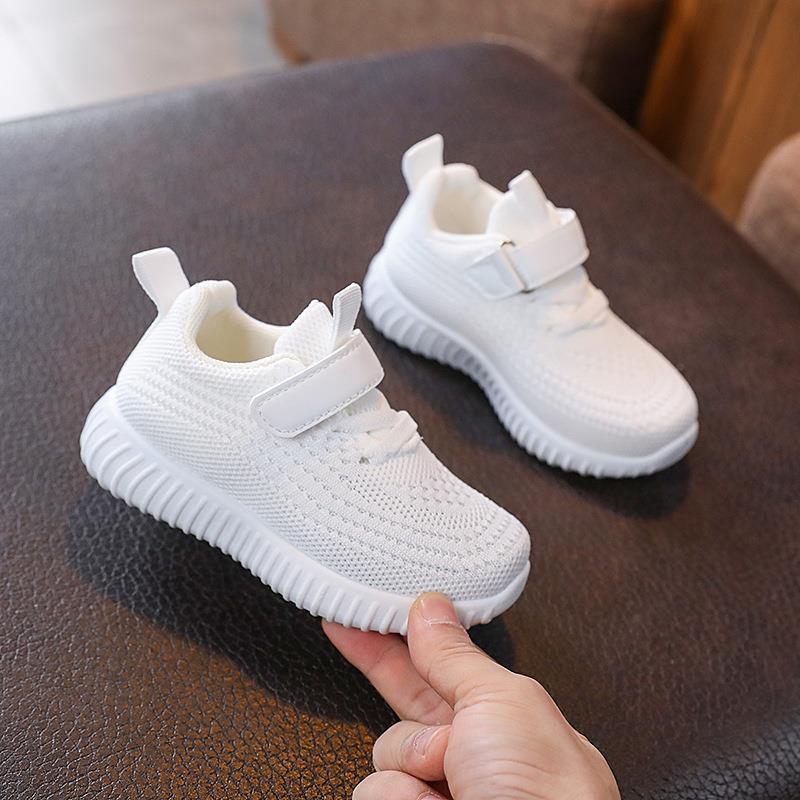 Toddler Tennis Sneakers Slip On Girls Boys Sport Running Shoes Cutefeet Mesh with Soft Soled Kids Sports Pink Black White Outdoor Shoes Size 23 - 33