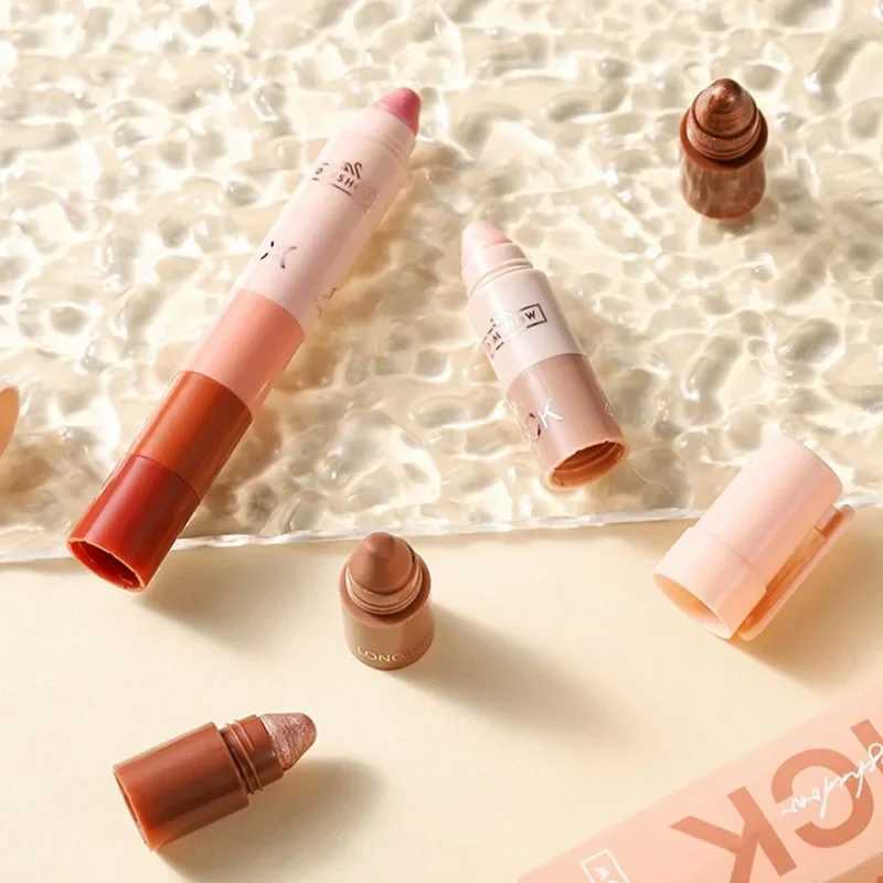 5 in 1 eye shadow pencil set velvet matte pigment shimmer makeup combination pink brown mini eye shadow pencil makeupW241212