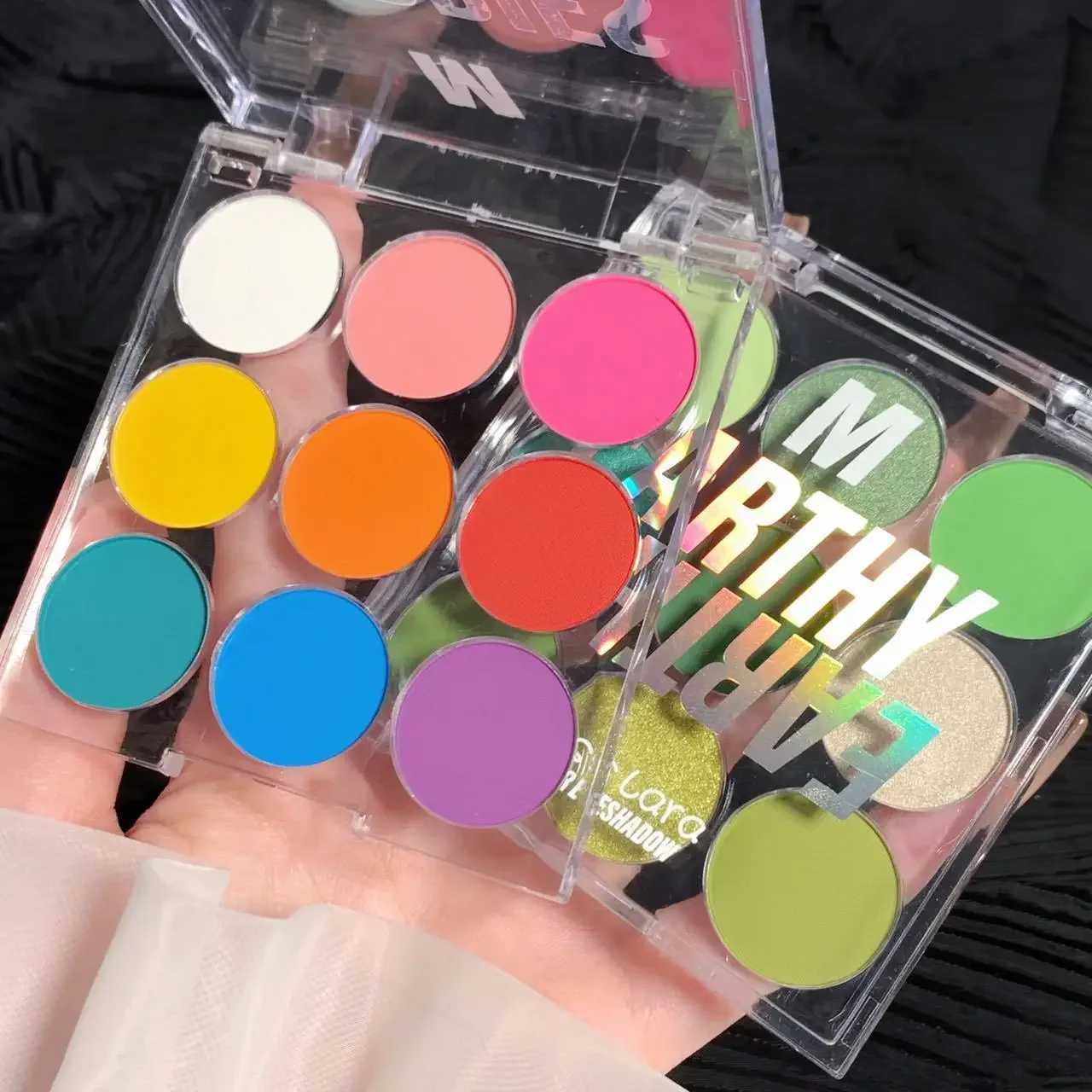 9-color eye shadow palette Summer matte shimmer eye shadow powder Lasting attractive eye shadow makeup paletteW241212