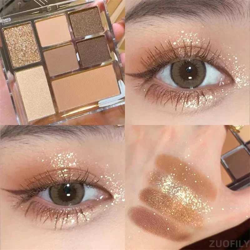 7-color rose garden hot eye shadow palette shiny glass eye shadow palette lasting fashion charming eye shadow makeup paletteW241212