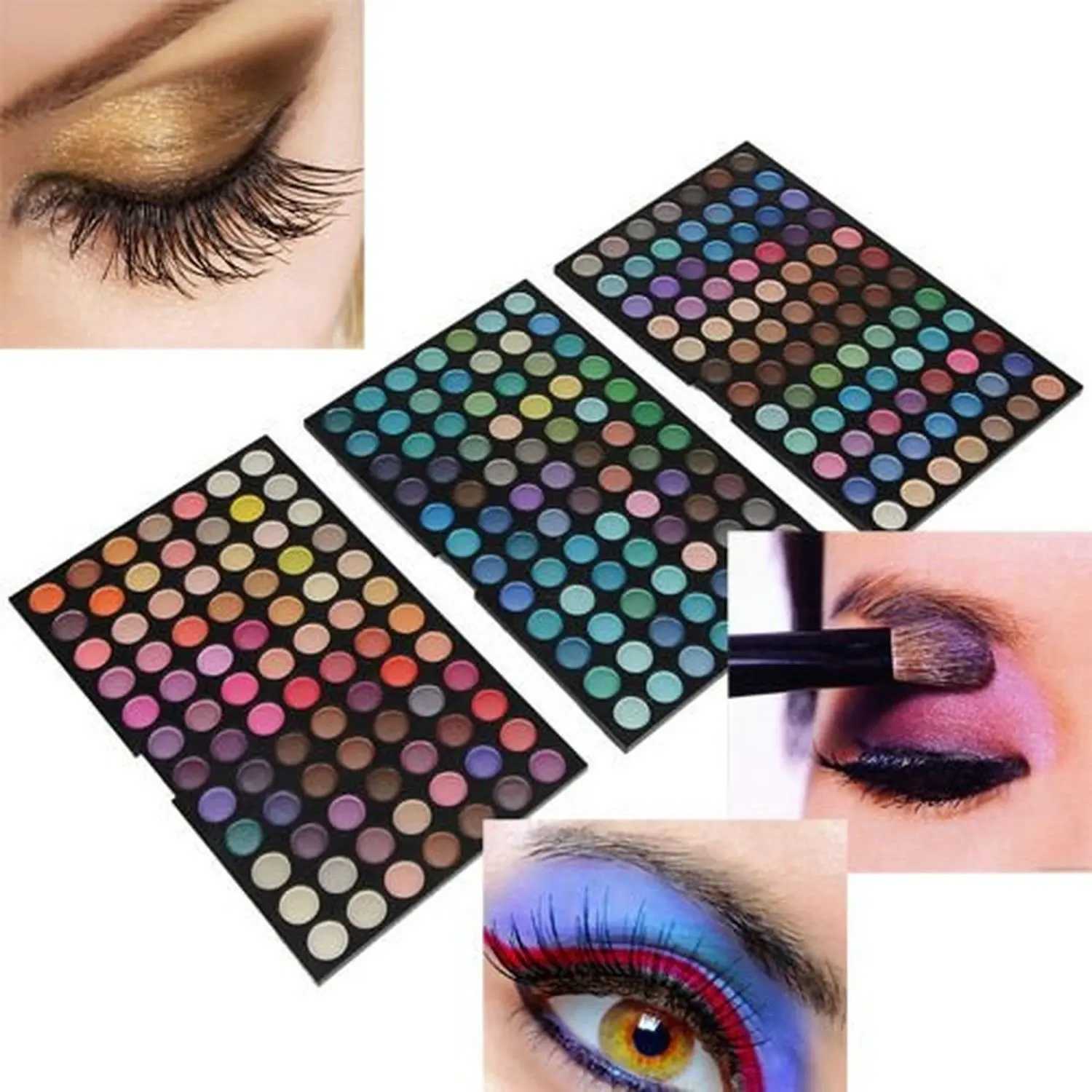 252 Colors EyeShadow Palette Makeup MatteShimmer and Metallic Shades Ideal for All-in-One Eyeshadow Set for versatile LooksW241212