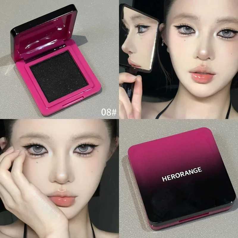 Wild Rose Black eye shadow Palette Matte Glitter Monochrome eye shadow Gothic Red Pigment Waterproof Fashion Smoke Eye MakeupW241212
