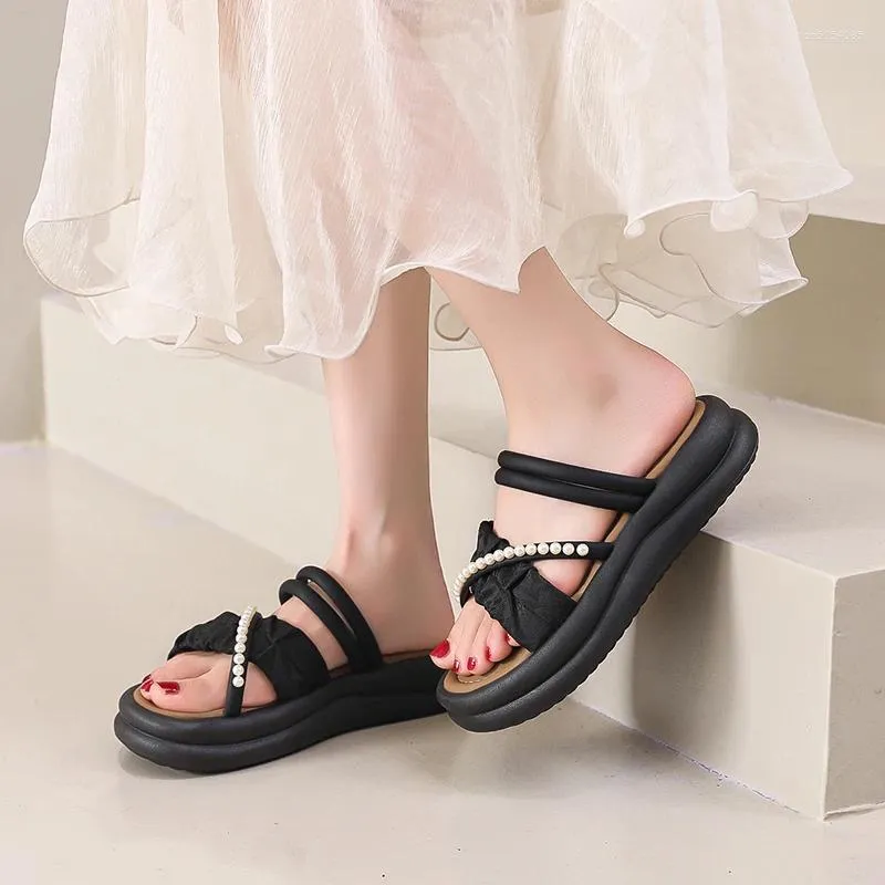 Slippers 35-40trend Outdoor Women Sexy Shoes Summer Designer Sandals Casual Ladies Platform Girls