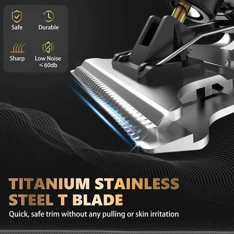 Digital Display Dragon Retro Wireless Womens Hair Salon Beard Body Professional Electric Shaver Machine M241212