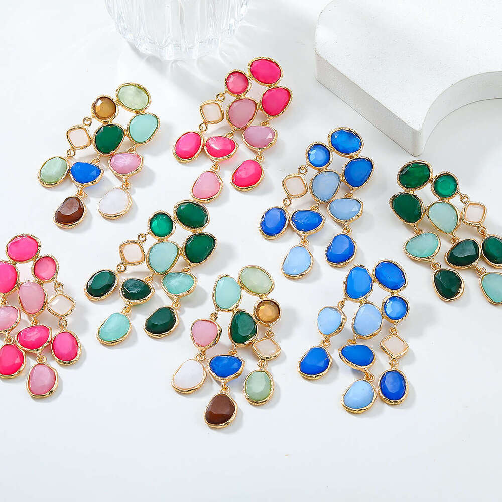 Fashionable Colorful Bohemian Style Handmade Earrings