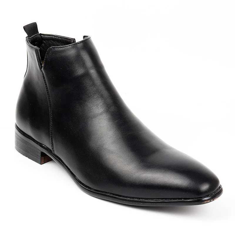 Men Boot Chelsea Boots Men Shoes Versatile Fi Cowboy Boot Winter Shoe for Men Casual Sneakers Ankle Boot Botines Botas 2024XJ241212