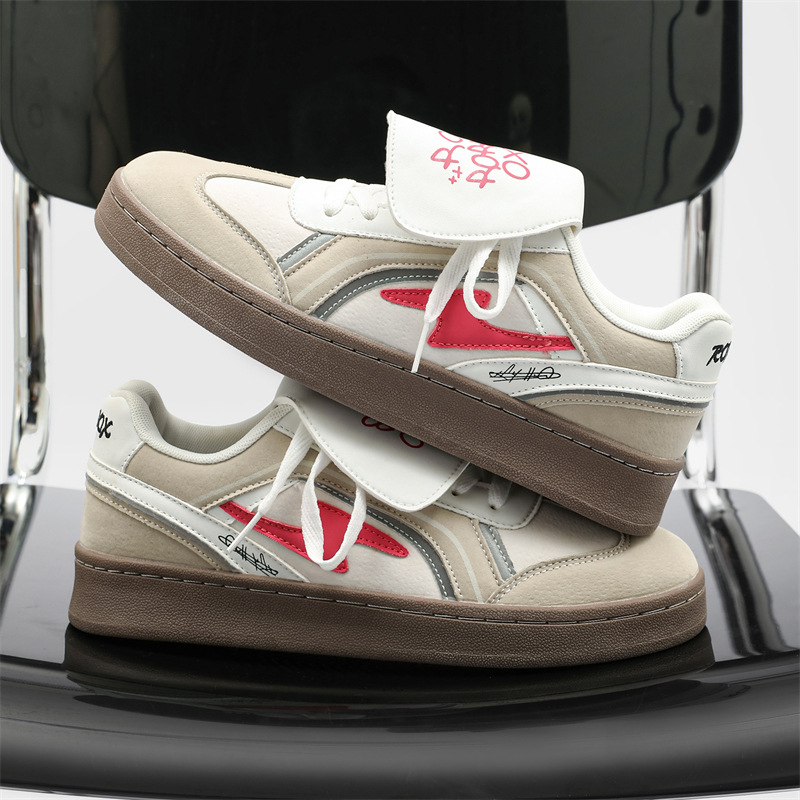 Men Women Couple Casual Shoes:Fashion New Product Increase Height Retro Training Shoes Versatile,Black/Beige/Blue/Pink,Free shipping