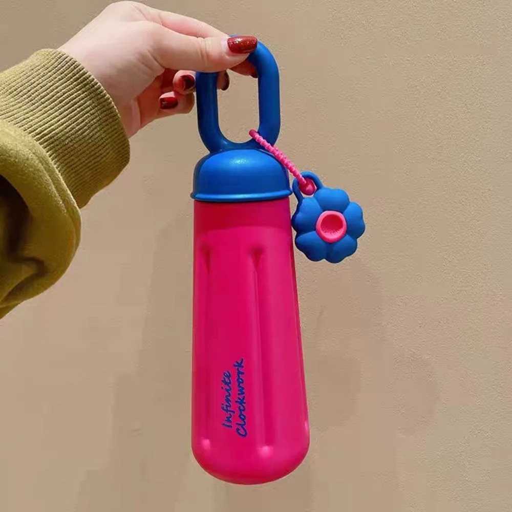 316 stainless steel car carrying cup portable dopamine thickened water cup anti drip student inflatable cup Y241211