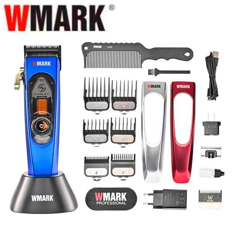 WMARK NG-9004 MAGLEV motor 10000RPM professional electric hair clipper DLC blade 3-color magnetic suction home hair salon W241212