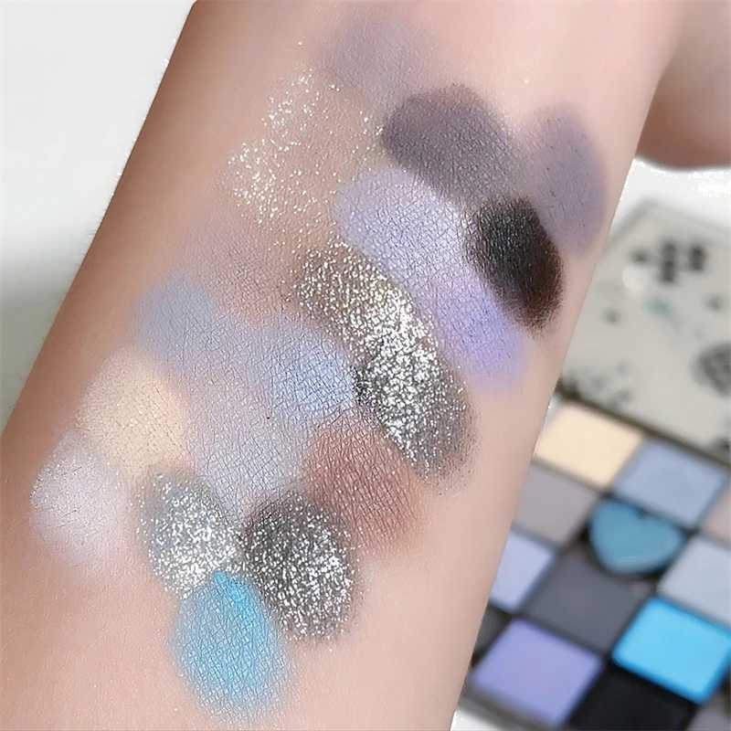 DIKALU black honey eye shadow tray matte glitter earth multicolor smoke BW241212