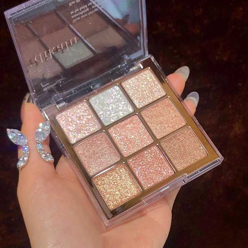 9 Color Cherry Blossom Christmas Palette Glitter eye shadow Palette Matte Glitter eye shadow PaletteW241212