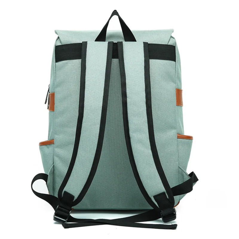 Vintage 16 inch Laptop Backpack Women Canvas Bags Men canvas Travel Leisure Backpacks Retro Casual Bag School Bags For Teenagers 241212