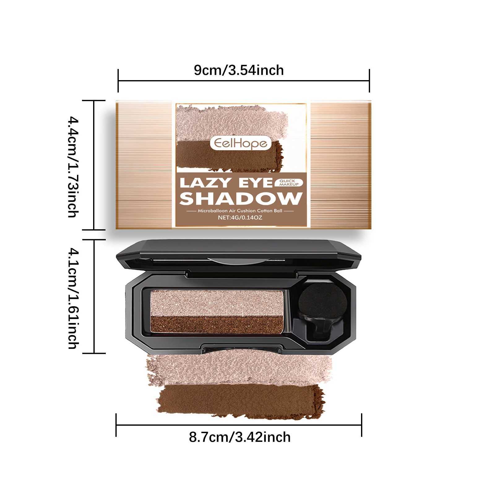 Female natural color lace matte novice makeup sequins eye shadow lasting perfect double color eye shadowW241212