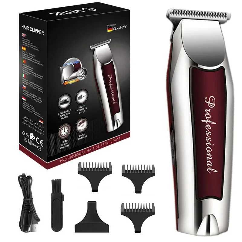 Mens Beauty Kit Rechargeable Hair Clipper Professional Electric Beard Clipper Trimmer Body Edge Contour Detailed Hairstyling Machine W241212