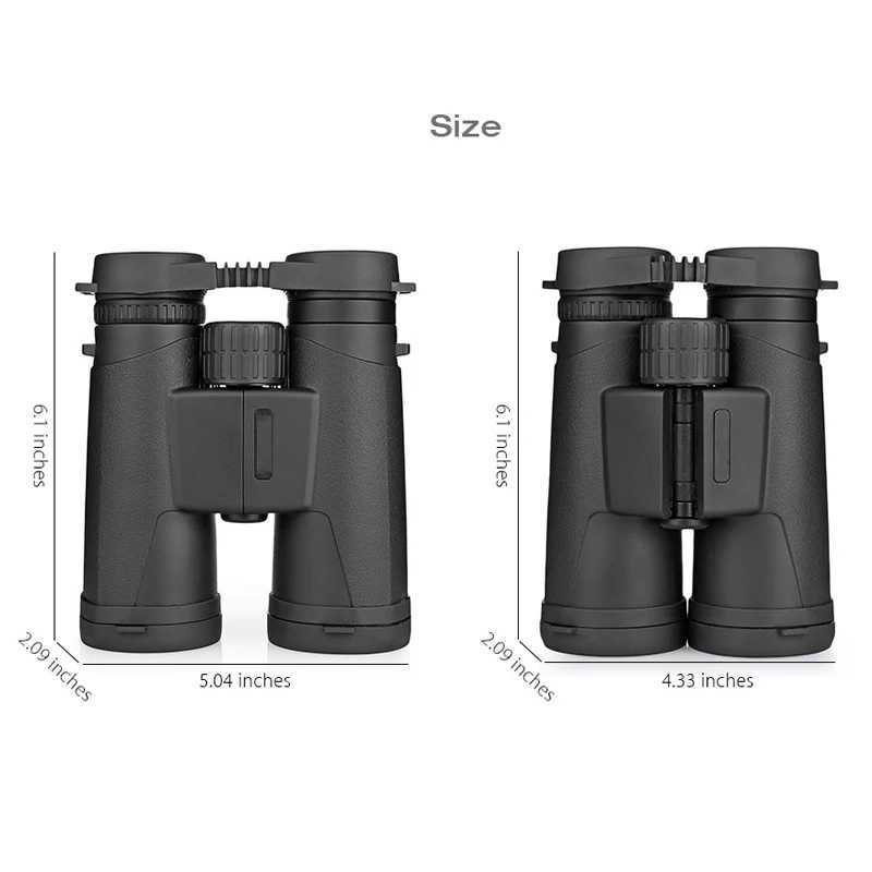 Hunting Outdoor Folding Binoculars HD10X42 Telescope Professional Binocular Telescope Compact Binoculars 106M 1000MXJ241212